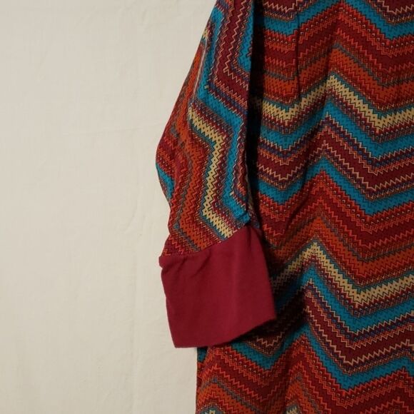 Red Camel striped blouse Tapered very PRETTY - Picture 4 of 5
